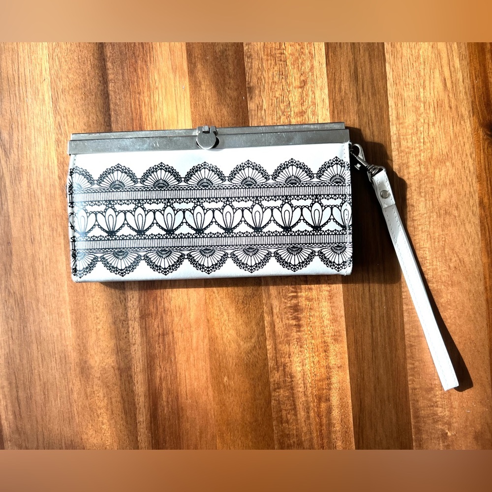 Black and White Patterned Wallet